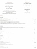 Menu La Brasserie Thaï - Les menus et entrées
