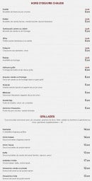 Menu Le Grand Phénicien -  et mézzés chauds et grillades