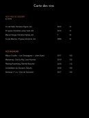 Menu Ose - Vins rouges page 4