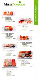 Menu light sushi - Les menus classiques