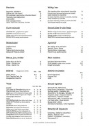 Menu Sunny - Les bières, vina et milkshakes,...