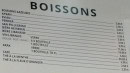 Menu Tasska - Les boissons