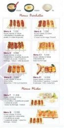 Menu Yoshida - Les menus brochettes