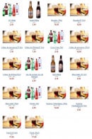 Menu Asahi - Les boissons et vins 
