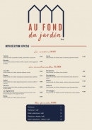 Menu Au Fond du Jardin - Les pizzas