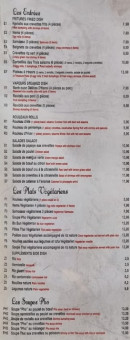 Menu Aux Délices D´HaNoi - Les entrés, plats végétariens et soupes pho