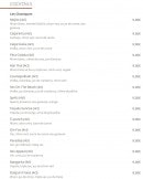 Menu Café Gambetta - Les cocktails