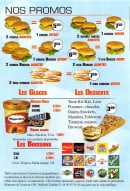 Menu Dream food - Promos, glaces, desserts et boissons