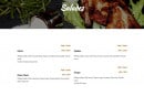 Carte et menu de L'Atelier sur la Braise à Paris 20 — Les salades