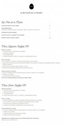 Menu Mama Shelter - Le menu rooftop