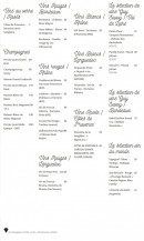 Menu Mama Shelter - Les vins suite