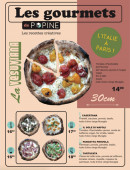 Menu Popine - Les gourmets