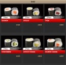 Menu Sushi Nuit - Les makis