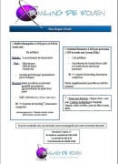 Menu Bowling de Rouen - Repas froids 