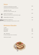 Menu Dolce Vita - Les desserts et boissons chaudes
