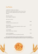Menu Dolce Vita - Les pâtes
