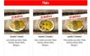 Menu O'delices - Plats