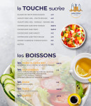 Menu Poké Time - La touche sucrée et les boissons