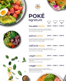 Menu Poké Time - Les signatures