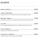 Menu Rev’art jungle - Les glaces