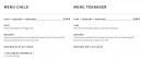 Menu Rev’art jungle - Les menus Child  et teenagers