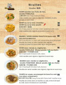 Carte et menu de Together Asia Fusion Food à Rouen — Nouilles
