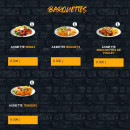 Menu Pizza Gusto - Les barquettes