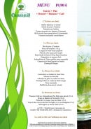 Menu Chantegrill - Le menu à 19,9€