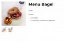 Menu Le Chimp' - Menu bagel