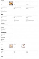 Menu World food - Les sandwichs, desserts, ...