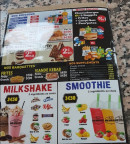 Menu Aux Roulants - Les boissons, milk shake et smoothie, ...