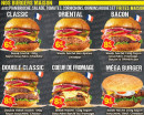 Menu Croq Select - Les burgers