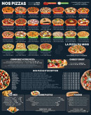 Menu Pizza di Paulo - Les pizzas, tex-mex, ...