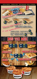 Menu Kebab City - Tacos et tex mex