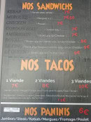 Menu King of the Queen kebab - Les sandwichs, tacos, ...