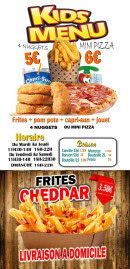 Menu Papa-poule - Menu kids