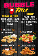 Menu Papa-poule - Bubble tea