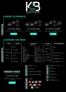 Menu Krousty Burgers - Les formules, desserts et boissons,...