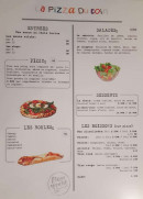 Menu La Pizza Du Coin - Les entrées, salades et desserts,...