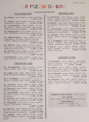 Menu La Pizza Du Coin - Les pizzas