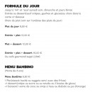 Menu Le Café Suisse - Les formules et menu enfant