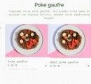 Menu Poke par passion - Poke gaufre