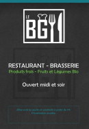 Menu Le BG - Carte et menu Le BG Bois Guillaume