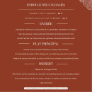 Carte et menu de Les Caudalies à Bois Guillaume — page 3