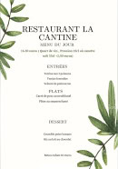 Menu La Cantine - Le menu du jour