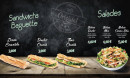 Menu Original sandwich - les salades et sandwiches