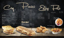 Menu Original sandwich - les paninis, croqs et frites