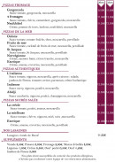Carte et menu de Tonton Tantie Pizza à Sotteville les Rouen — Les pizzas suite et lasagnes