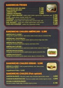 Menu La grignoterie - Les sandwiches