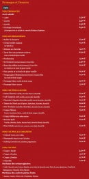 Carte et menu de Le Club Pelican à Tourville la Riviere — Fromages et desserts